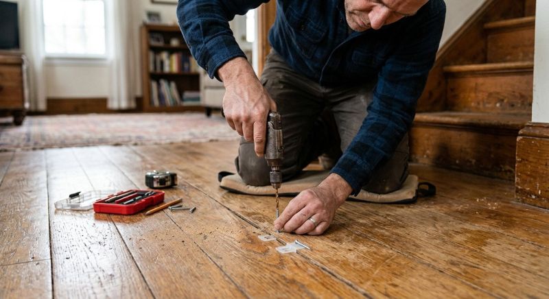 Squeaking Floor Repair in Wilmington, NC