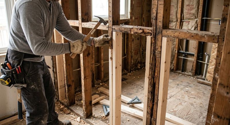 Damaged Framing Replacement in Conroe, TX