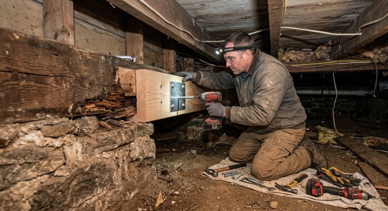 Support Beam Repair in Kansas City, KS